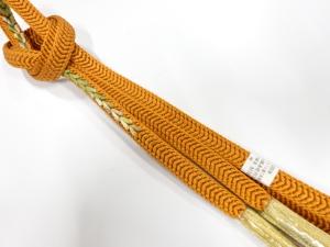 未使用品　正絹　撚り房　手組帯締め